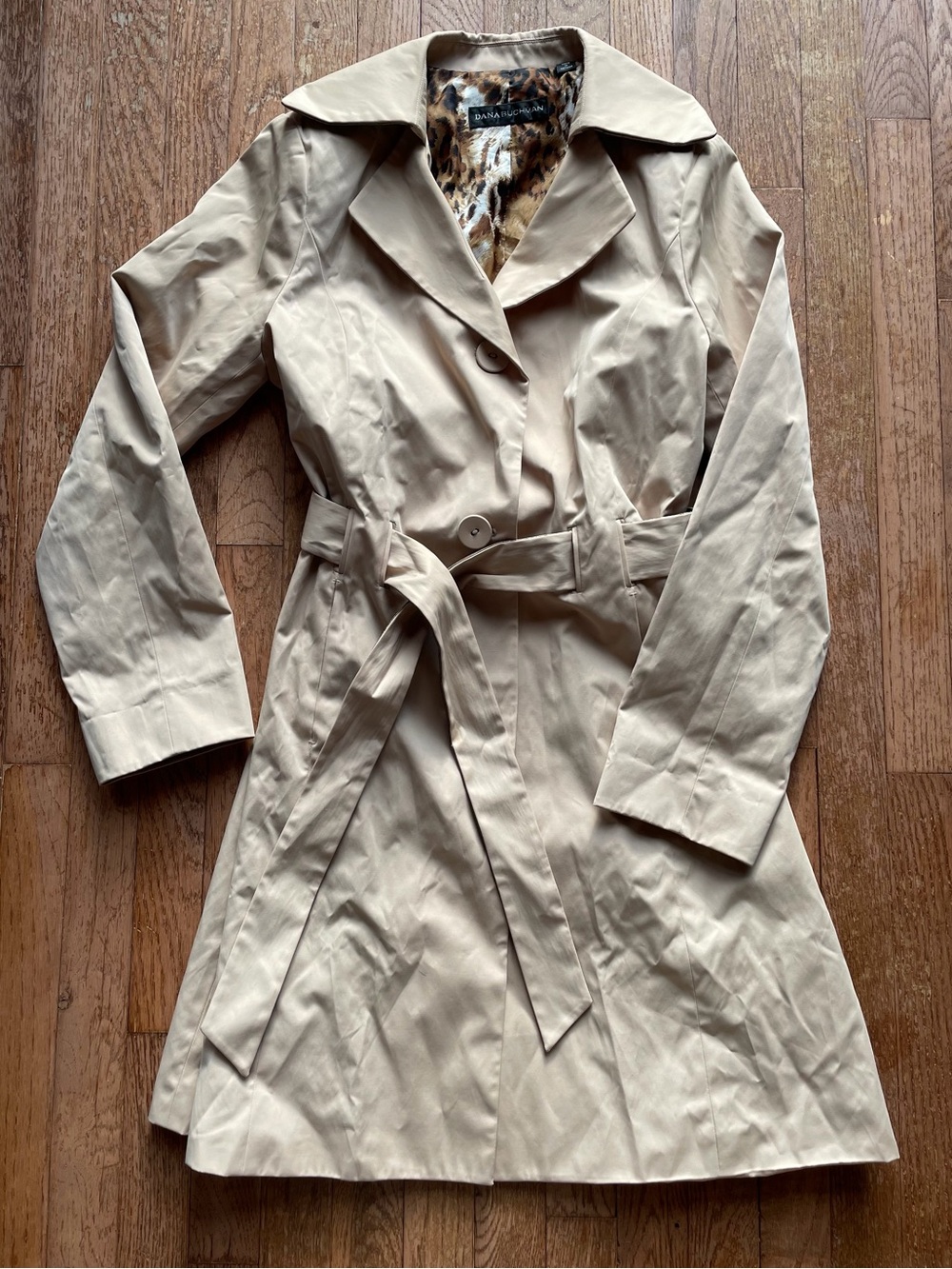 dana buchman trench coat